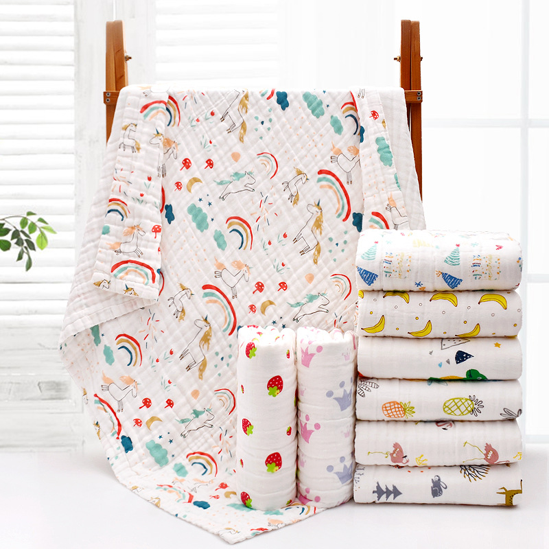 Baby Product - 4-Layer Gauze Infant Washcloth Baby Bath