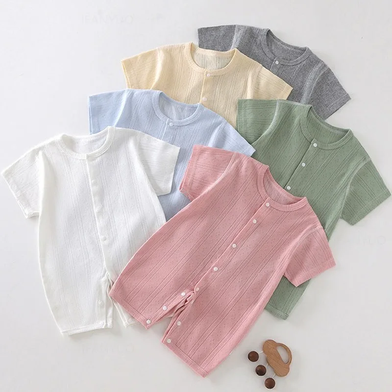 Baby Products On Sale - Infant Baby Cotton Romper Summer Mesh