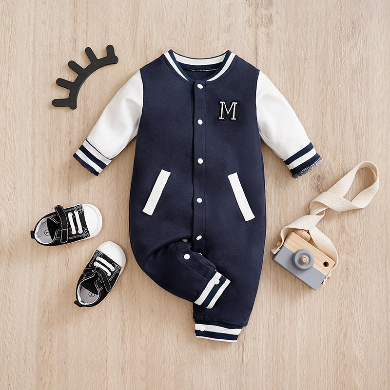 Baby Products On Sale - Jumpsuit Newborn Baby Baseball uniform Spring