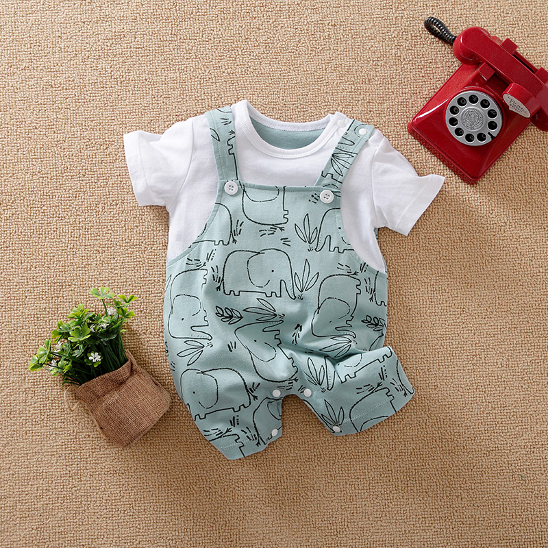 Baby Products On Sale - Cute Animal-elephant 0-12Months Newborn Baby Clothes