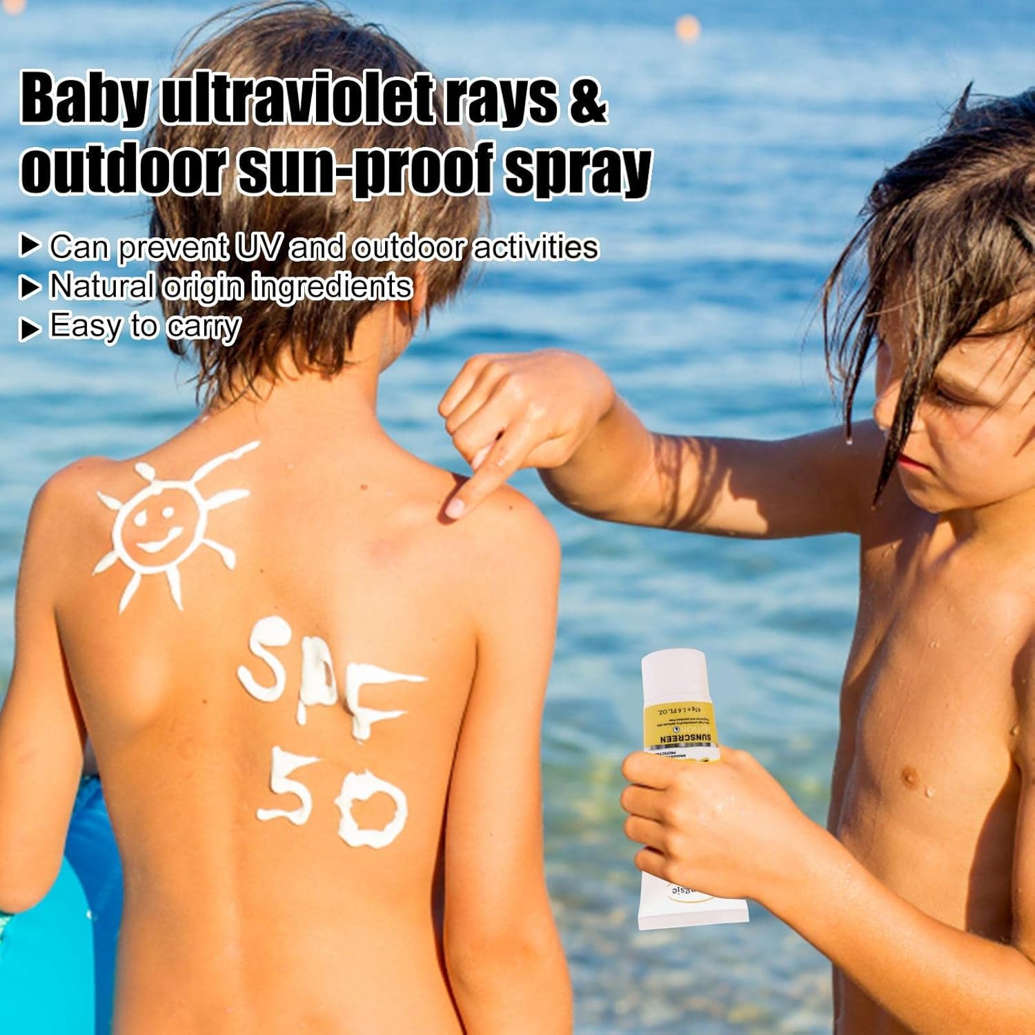 Baby Sunblock Cream Protect an - огляд і ціна Baby Sunscreen Lotion