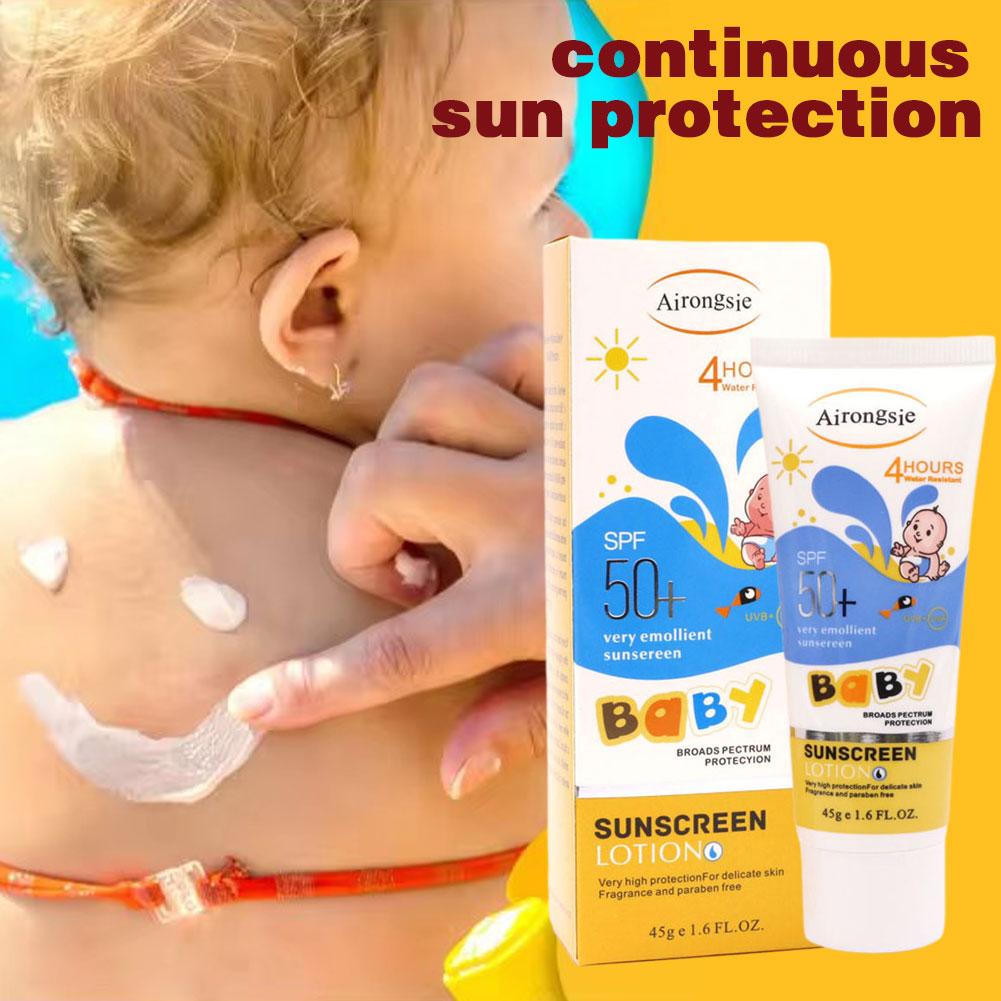 Airongsje SPF50+ Baby Sunscree - огляд і ціна Baby Sunscreen Lotion