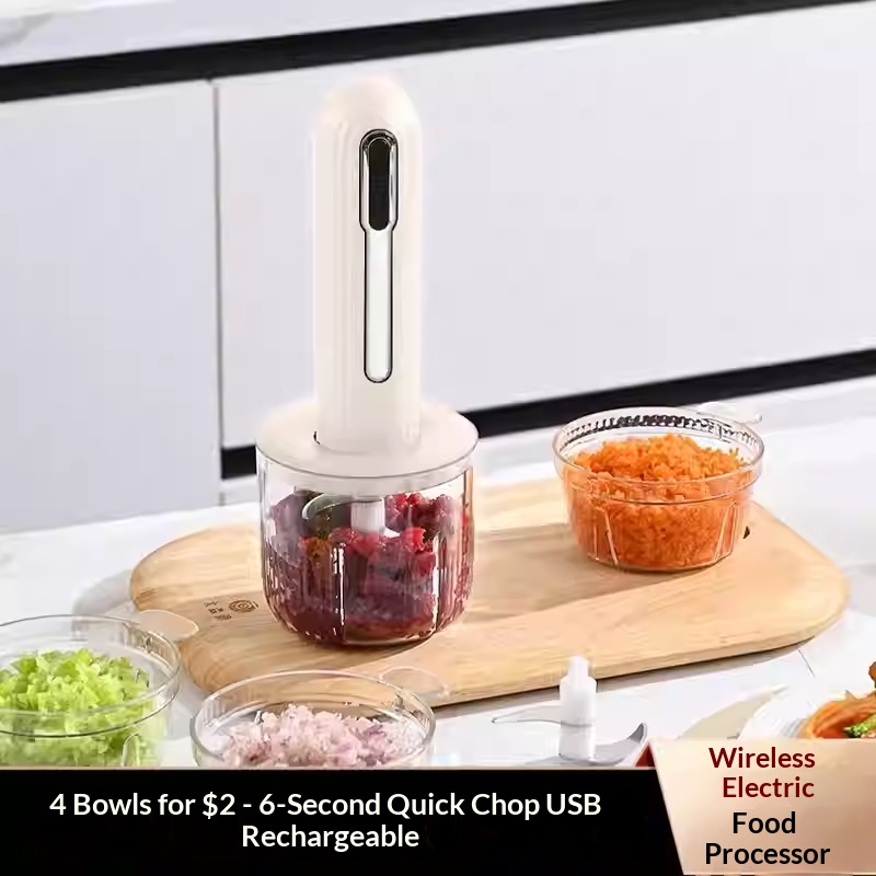 Wireless Electric Meat Grinder - огляд і ціна Baby Food Maker Blender