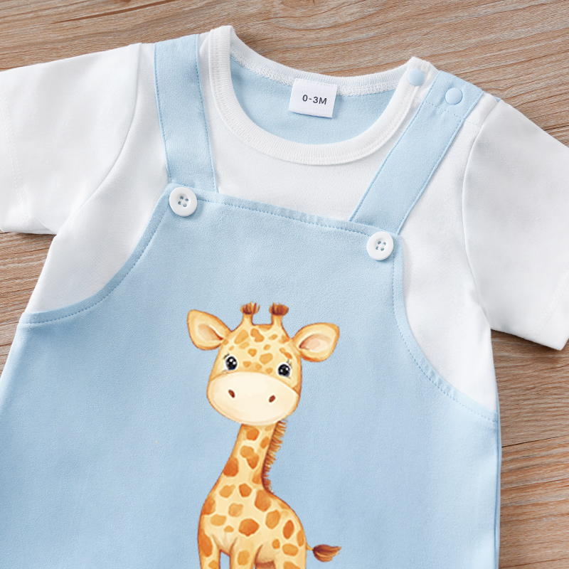 Newborn baby fake two-piece su - огляд і ціна Baby Products On Sale