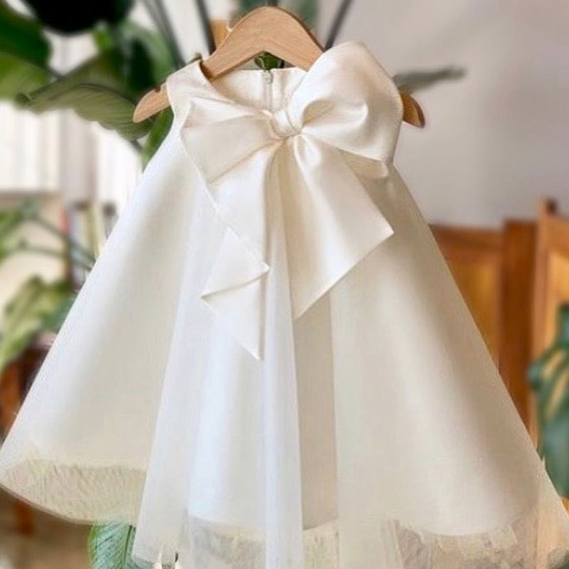 Summer Big Bow Baby Girl Dress - огляд і ціна Baby Products Manufacturers
