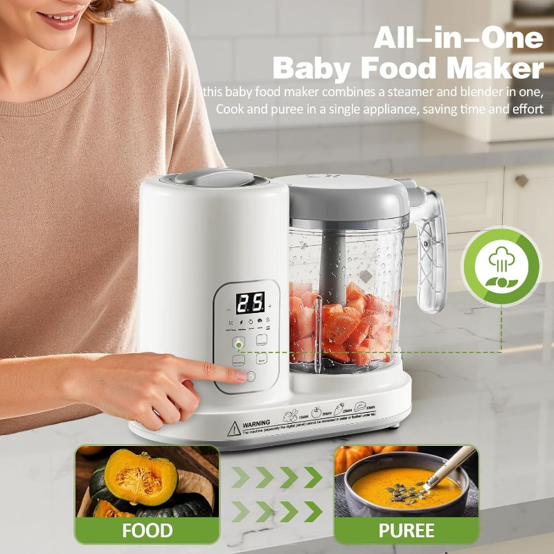 Baby Food Maker Steamer Blende - огляд і ціна Baby Food Maker Blender