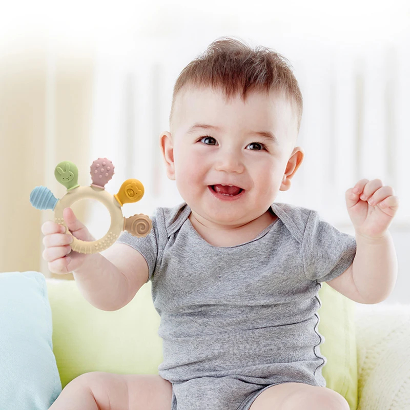 New hand multicolor Silicone B - огляд і ціна Baby Products Application